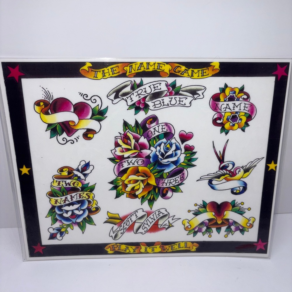 Traditional Tattoo Flash Scott Sylvia Art Print